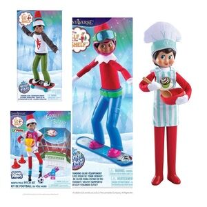 NWT Elf on the Shelf MagiFreez Standing Gear Hobby Clothing and Props Set!
